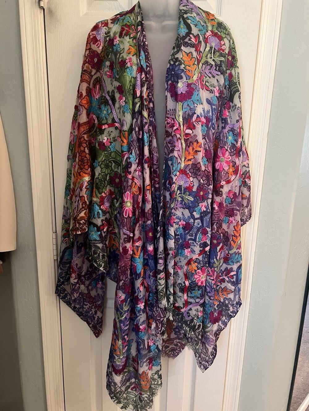 Anu Shawl Kimono Wrap Wool